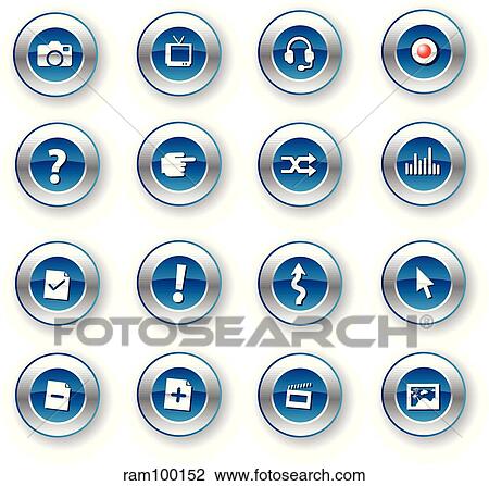 iconmetal blue shield View Large Illustration Drawing - iconmetal blue shield. Fotosearch