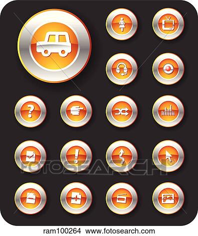 iconmetalred bw View Large Illustration Stock Illustration - iconmetalred bw. Fotosearch