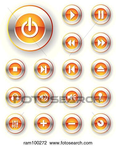 iconmetalred white View Large Illustration Drawing - iconmetalred white. Fotosearch