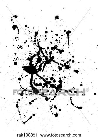 Ink splat View Large Illustration Clip Art - Ink splat. Fotosearch