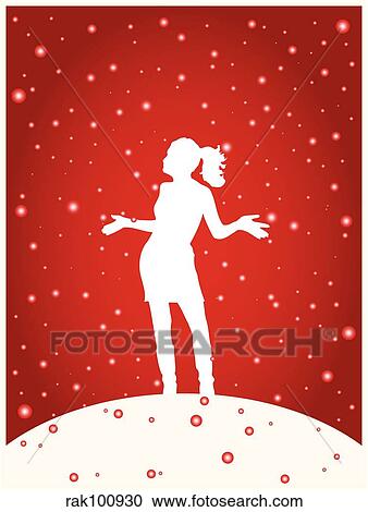 let it snow View Large Illustration Clipart - let it snow. Fotosearch