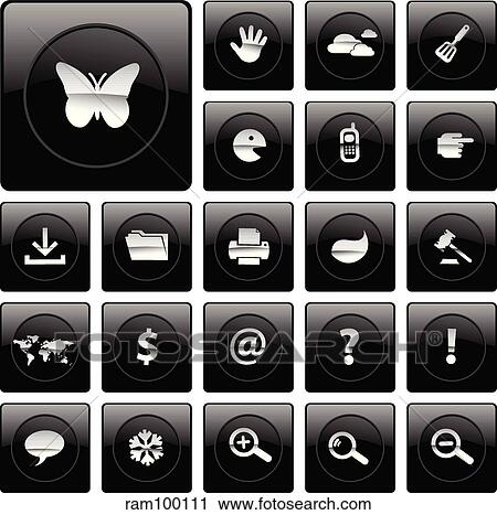 mac style icon View Large Illustration Clip Art - mac style icon. Fotosearch