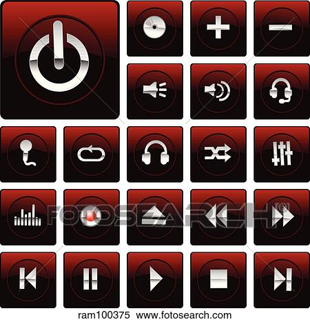 mac style icon red View Large Illustration Stock Illustration - mac style icon red. Fotosearch