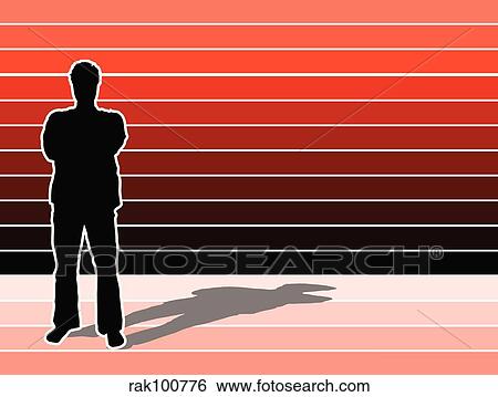male standing View Large Illustration Stock Illustration - male standing. Fotosearch