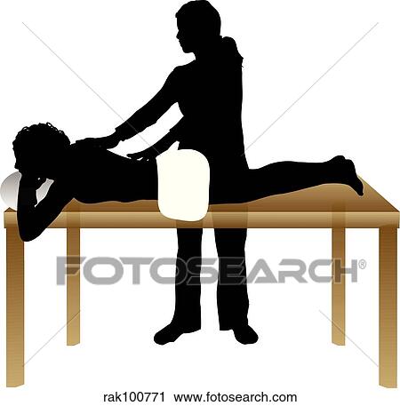 Clip Art - Massage. Fotosearch