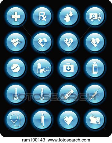 medical blueshield View Large Illustration Drawing - medical blueshield. Fotosearch