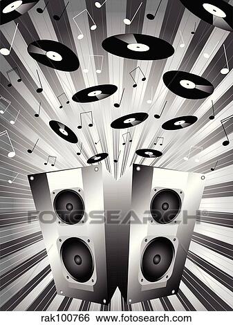 music blast View Large Illustration Stock Illustration - music blast. Fotosearch