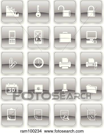 office bw View Large Illustration Stock Illustration - office bw. Fotosearch
