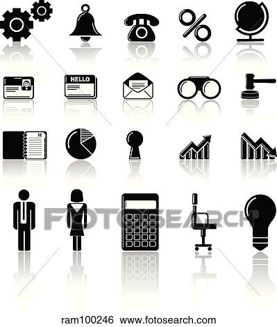 office reflect View Large Illustration Stock Illustration - office reflect. Fotosearch