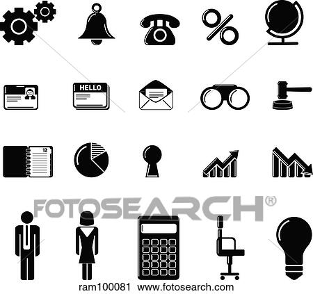 office solid View Large Illustration Clip Art - office solid. Fotosearch