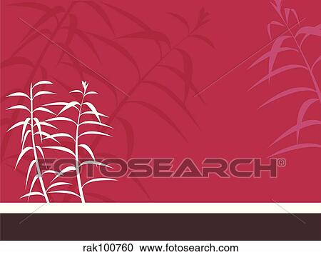 Clipart - Oriental background. Fotosearch