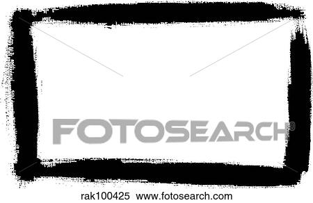 paint border View Large Illustration Stock Illustration - paint border. Fotosearch