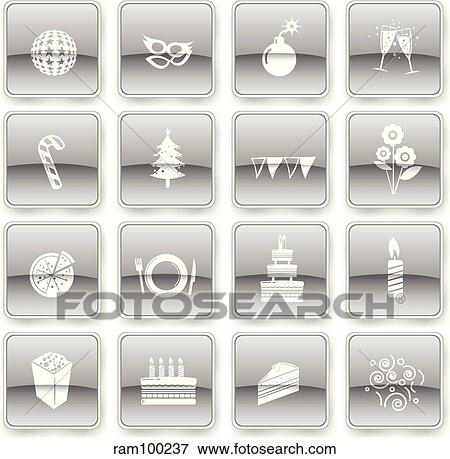 party bw View Large Illustration Stock Illustration - party bw. Fotosearch