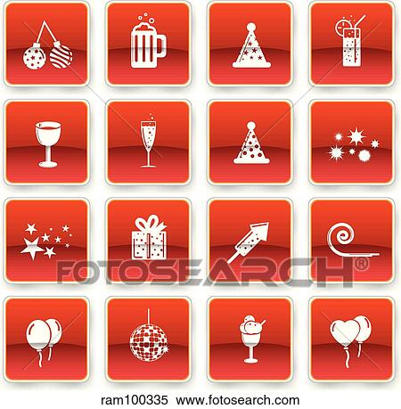 party red View Large Illustration Stock Illustration - party red. Fotosearch