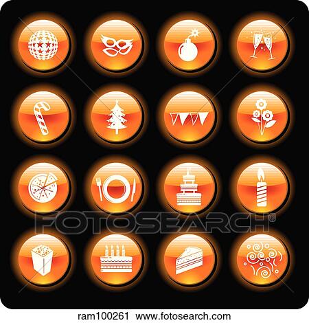 party redshield View Large Illustration Clip Art - party redshield. Fotosearch