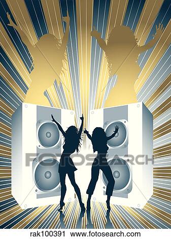 Party time View Large Illustration Clip Art - Party time. Fotosearch