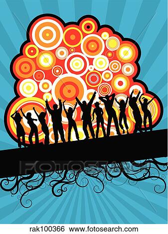 Stock Illustration - party time. Fotosearch