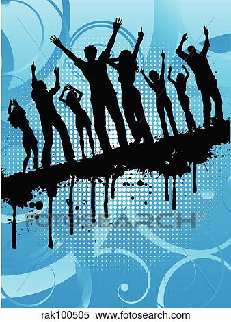 Stock Illustration - party time. Fotosearch