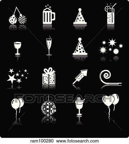 partyblack View Large Illustration Clipart - partyblack. Fotosearch