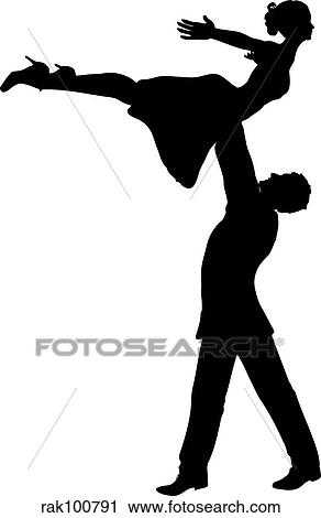 People dancing View Large Illustration Clip Art - People dancing. Fotosearch