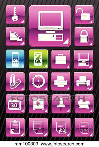 Stock Illustration - pink corporate. Fotosearch