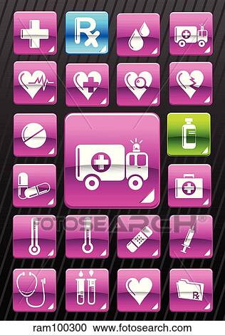 pink medical View Large Illustration Clipart - pink medical. Fotosearch