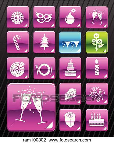 pink party View Large Illustration Drawing - pink party. Fotosearch