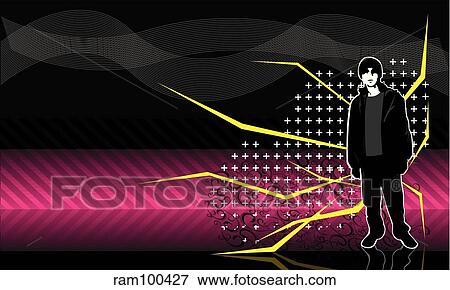rabbi dez PINK View Large Illustration Stock Illustration - rabbi dez PINK. Fotosearch
