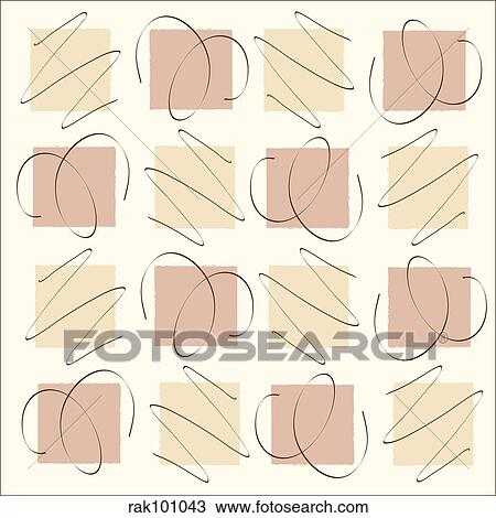 Drawing - Retro background. Fotosearch