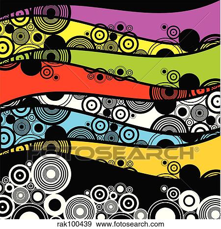 Retro circles View Large Illustration Stock Illustration - Retro circles. Fotosearch
