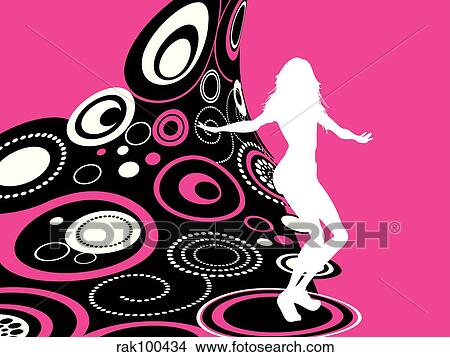 Retro female View Large Illustration Stock Illustration - Retro female. Fotosearch