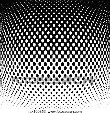 Drawing - retro halftone dots. Fotosearch