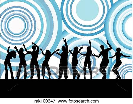 Retro party time View Large Illustration Stock Illustration - Retro party time. Fotosearch