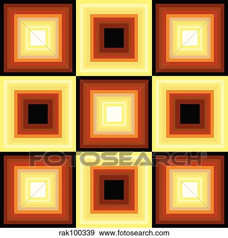 retro squares View Large Illustration Stock Illustration - retro squares. Fotosearch