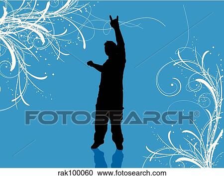 rock on View Large Illustration Clipart - rock on. Fotosearch