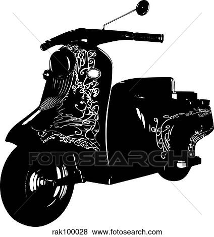 Stock Illustration - Scooter. Fotosearch