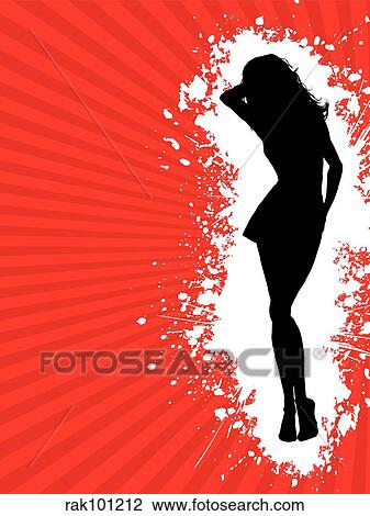 sexy female View Large Illustration Drawing - sexy female. Fotosearch