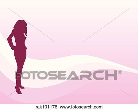 Stock Illustration - sexy female. Fotosearch