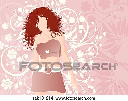 sexy female View Large Illustration Stock Illustration - sexy female. Fotosearch