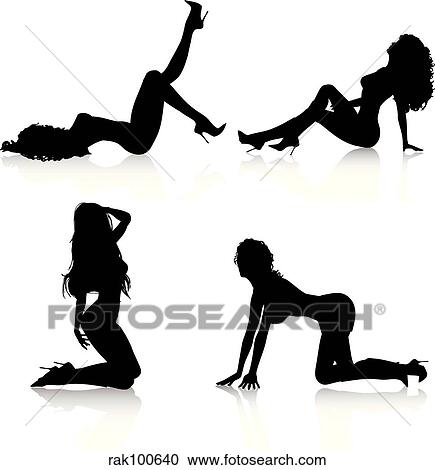 Sexy females View Large Illustration Clipart - Sexy females. Fotosearch