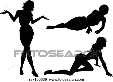Sexy females View Large Illustration Stock Illustration - Sexy females. Fotosearch