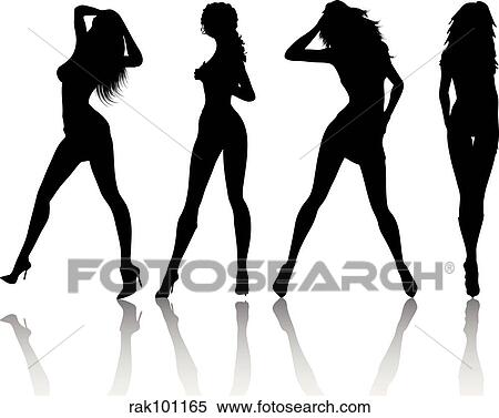 sexy females View Large Illustration Stock Illustration - sexy females. Fotosearch