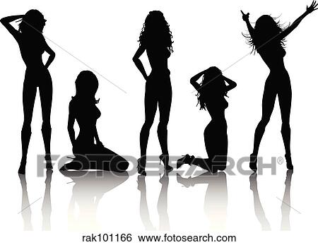 sexy females View Large Illustration Stock Illustration - sexy females. Fotosearch