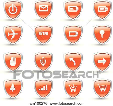 Stock Illustration - shield. Fotosearch