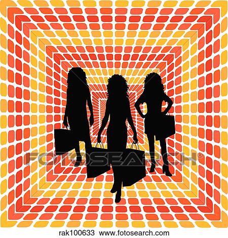 shopping trip View Large Illustration Drawing - shopping trip. Fotosearch