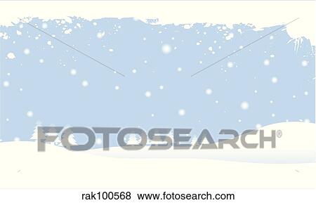 snow scene View Large Illustration Stock Illustration - snow scene. Fotosearch