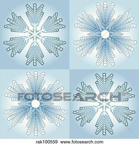 Stock Illustration - snowflake background. Fotosearch