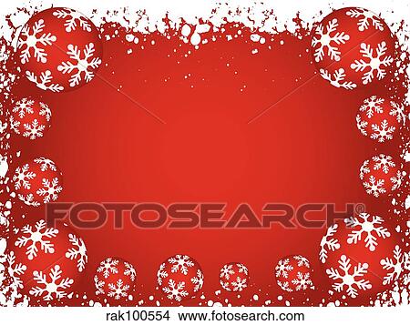 Stock Illustration - snowflake border. Fotosearch