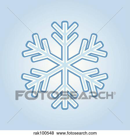 Snowflake View Large Illustration Stock Illustration - Snowflake. Fotosearch