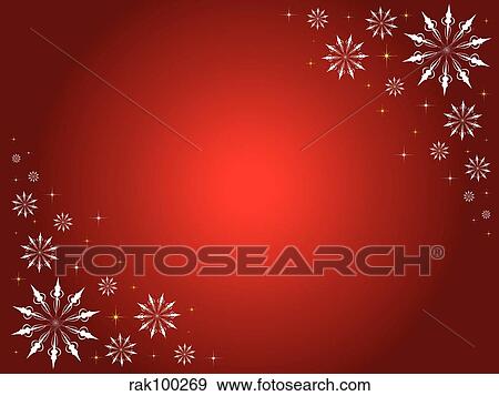 snowflakes and stars border View Large Illustration Stock Illustration - snowflakes and stars border. Fotosearch